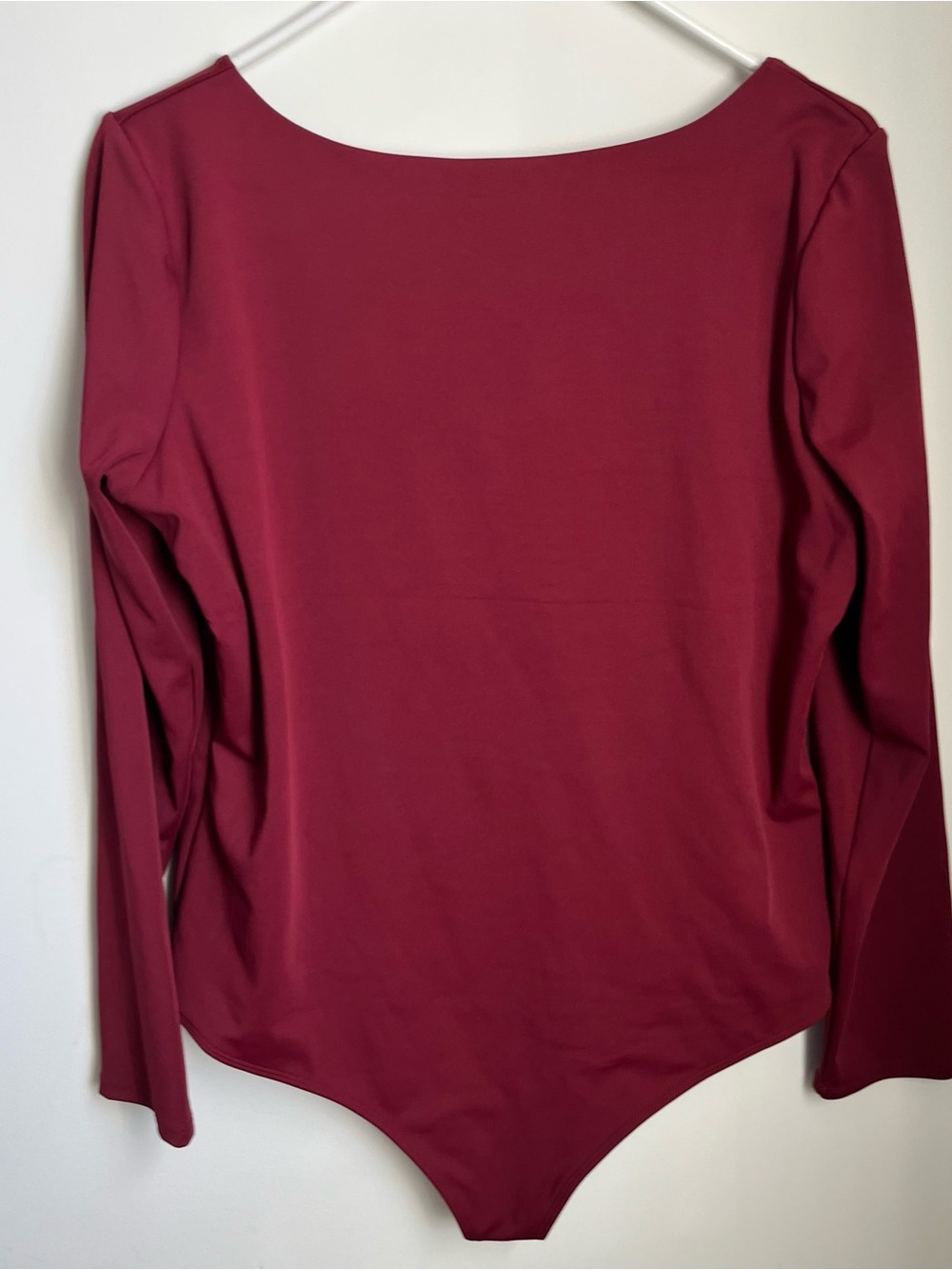 Express Womens Body Contour Bodysuit High Compression Long Sleeve Size XL NEW